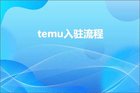 璺ㄥ鐢靛晢鐭ヨ瘑:temu鍏ラ┗娴佺▼