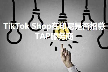 璺ㄥ鐢靛晢鐭ヨ瘑:TikTokShop鍦ㄥ嵃灏兼槸鍚︽嫑鍕烼AP鏈嶅姟鍟? width=